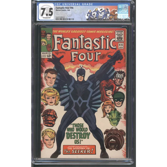 Fantastic 46 #72 CGC 8.5 / Iconic Black Bolt Cover / White Pages