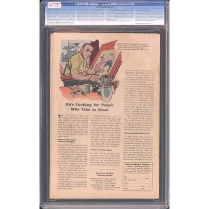 Fantastic Four #1 / CGC 3.5 / Origin & 1st appearance of the Fantastic Four (Marvel's 1st super-hero team) & the Mole Man. - Back Cover