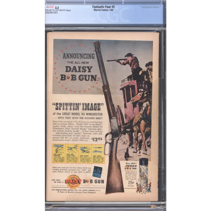 Fantastic Four #2 / CGC 3.5 / 1st Skrulls Appearance