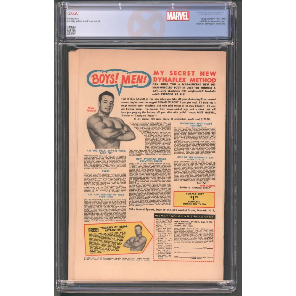 Fantastic Four #48 CGC 4.5 / Jack Kirby & Stan Lee / OW Pages