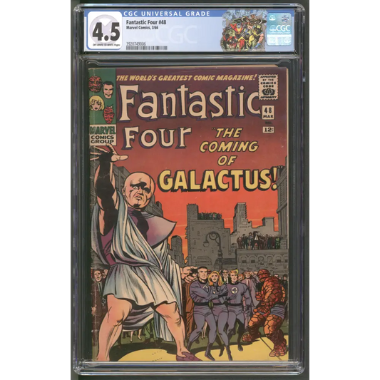 Fantastic Four #48 CGC 4.5 / Jack Kirby & Stan Lee / OW Pages