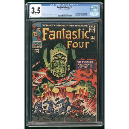 Fantastic Four #49 CGC 3.5 / 1st Full Galactus / Jack Kirby Art