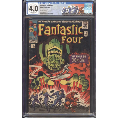 Fantastic Four #49 / CGC 4 / 1st full appearance of Galactus. 2nd appearance of the Silver Surfer. 1st Silver Surfer and Galactus cover. - Front Cover