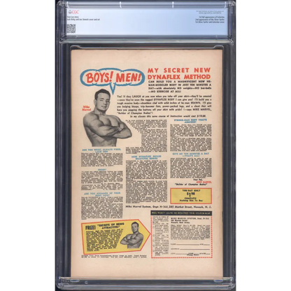 Fantastic Four #49 / CGC 4 / 1st full appearance of Galactus. 2nd appearance of the Silver Surfer. 1st Silver Surfer and Galactus cover. - Back Cover