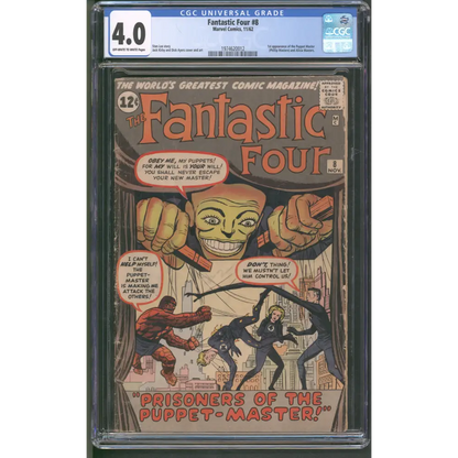 Fantastic Four #8 CGC 4.0