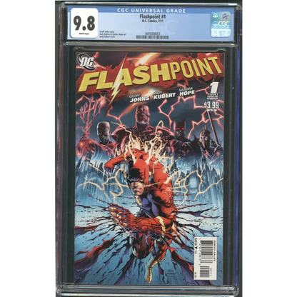Flashpoint #1 / CGC 9.8 / White Pages / Geoff Johns Story