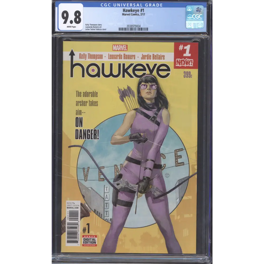 Hawkeye #1 / CGC 9.8 / 2017 / Kelly Thompson Story
