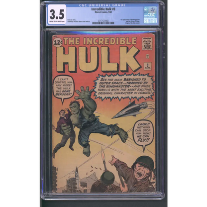 Incredible Hulk #3 CGC 3.5