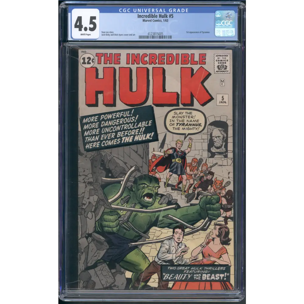Incredible Hulk #5 CGC 4.5