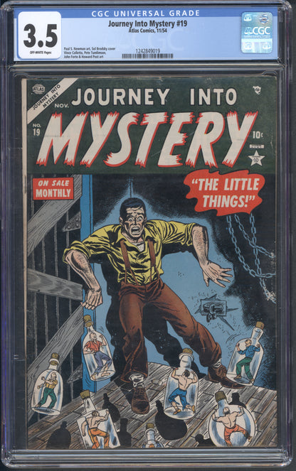 Journey Into Mystery #19 / CGC 3.5 / Off-White Pages - Front Cover