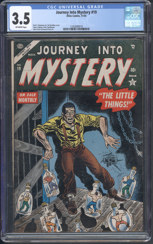 Journey Into Mystery #19 / CGC 3.5 / Off-White Pages - Front Cover