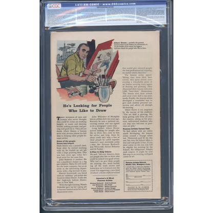 Journey Into Mystery #98 / CGC 8.5 / Origin and 1st appearance of the Human Cobra (Klaus Voorhees). - Back Cover