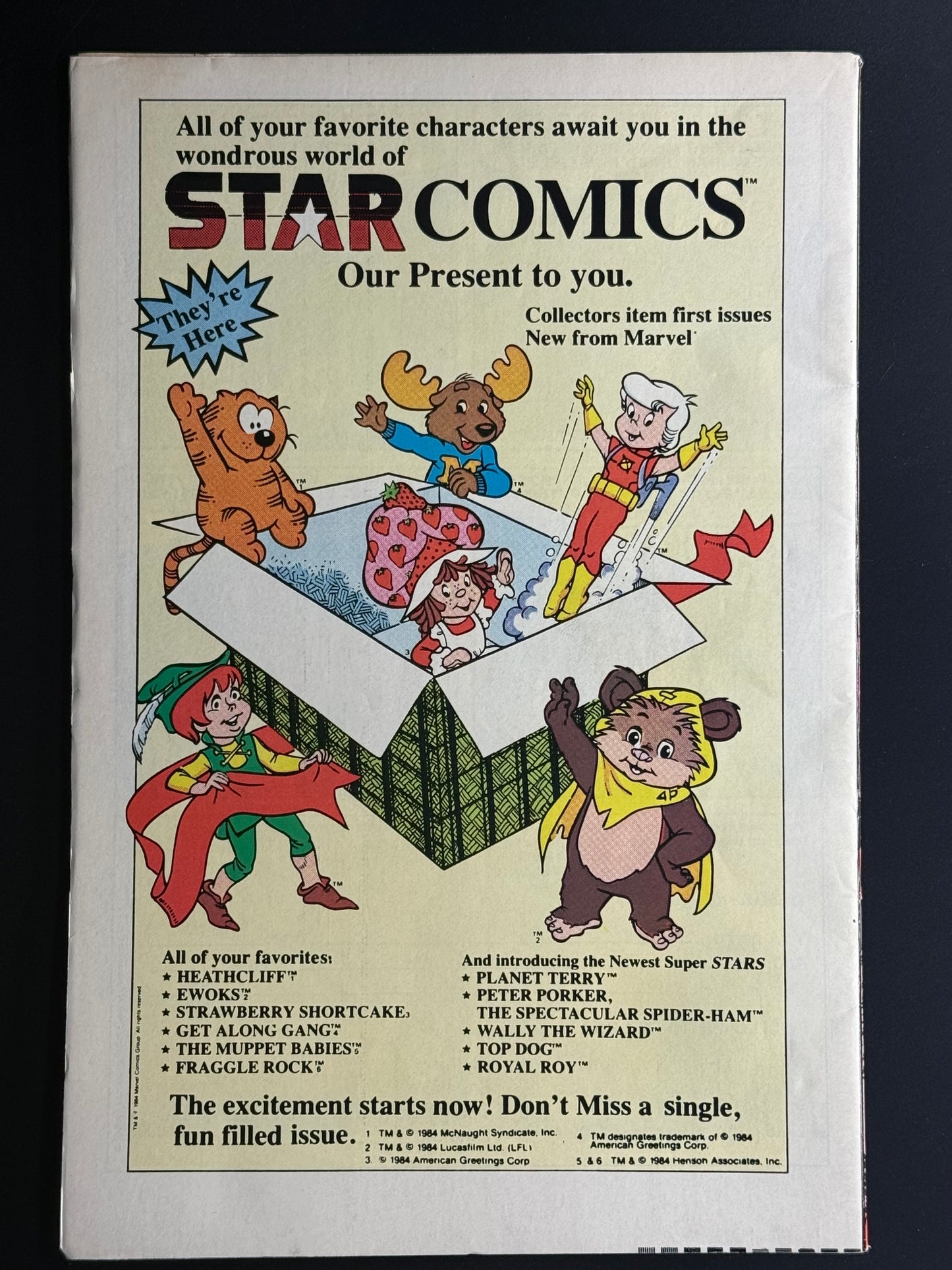 Marvel Super Heroes Secret Wars #12 / Near Mint- / Marvel / 1985 - Back Cover