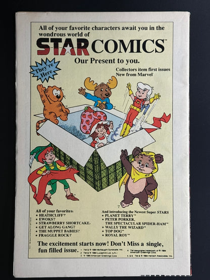 Marvel Super Heroes Secret Wars #12 / Near Mint- / Marvel / 1985 - Back Cover