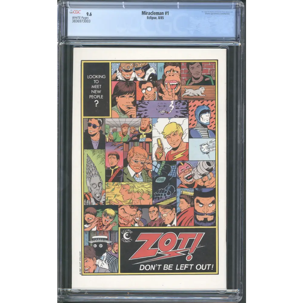 Miracle Man #1 CGC 9.6