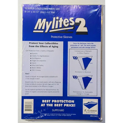 MyLites 2 & Full Back Backing Boards for Super Golden Age Comics