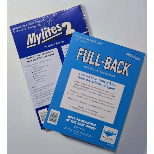 MyLites 2 & Full Back Backing Boards for Super Golden Age Comics