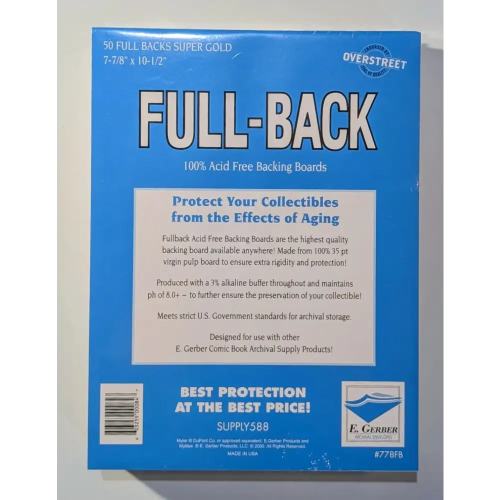 MyLites 2 & Full Back Backing Boards for Super Golden Age Comics