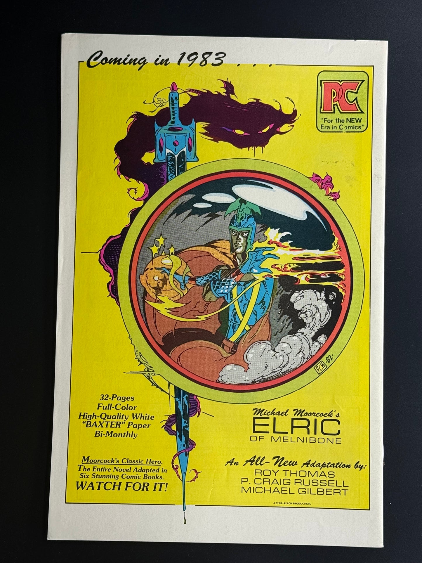 Groo the Wanderer #1 / Very Fine/Near Mint / Pacific Comics / 1982 - Back Cover