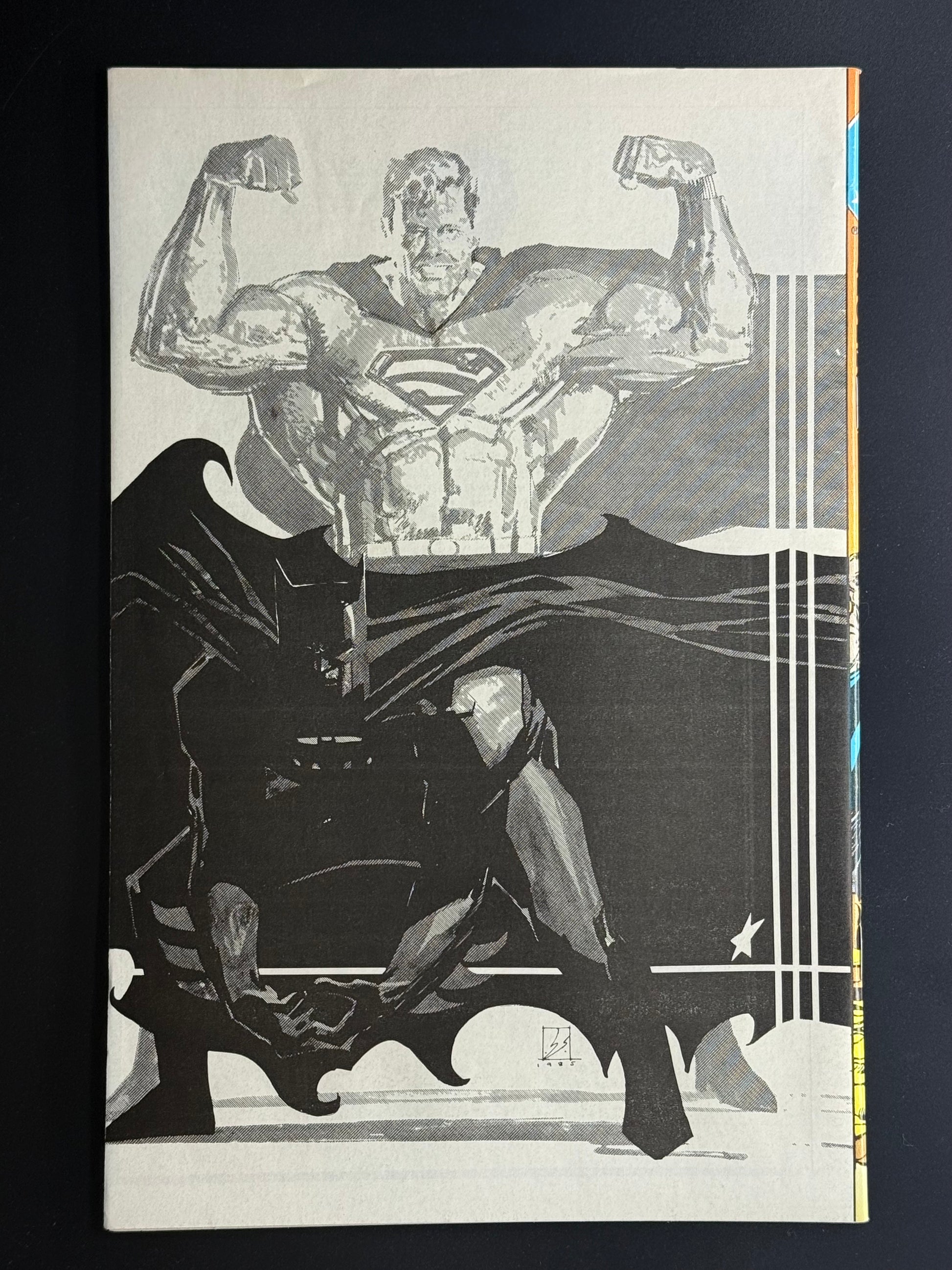 Heroes Against Hunger One-Shot / Very Fine/Near Mint / DC Comics / 1986 - Back Cover