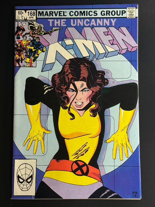 The Uncanny X-Men #168 / Very Fine/Near Mint / Marvel Comics / 1983 - Front Cover
