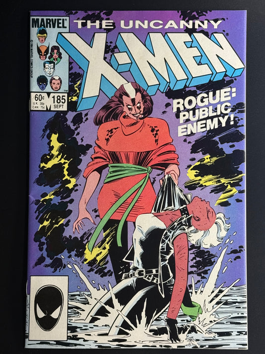 The Uncanny X-Men #185 / Very Fine/Near Mint / Marvel Comics / 1984 - Front Cover