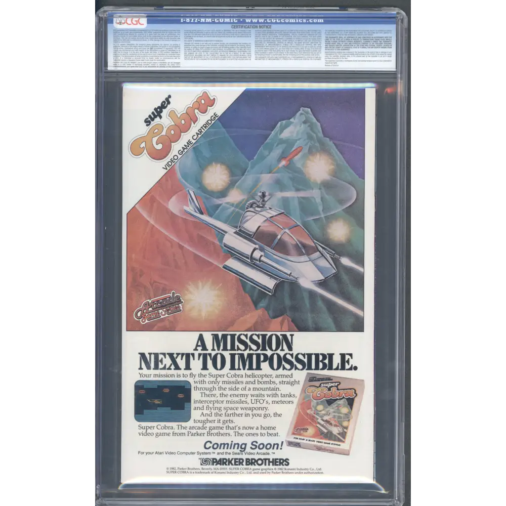 New Mutants #1 CGC 9.8 / Newsstand / White Pages