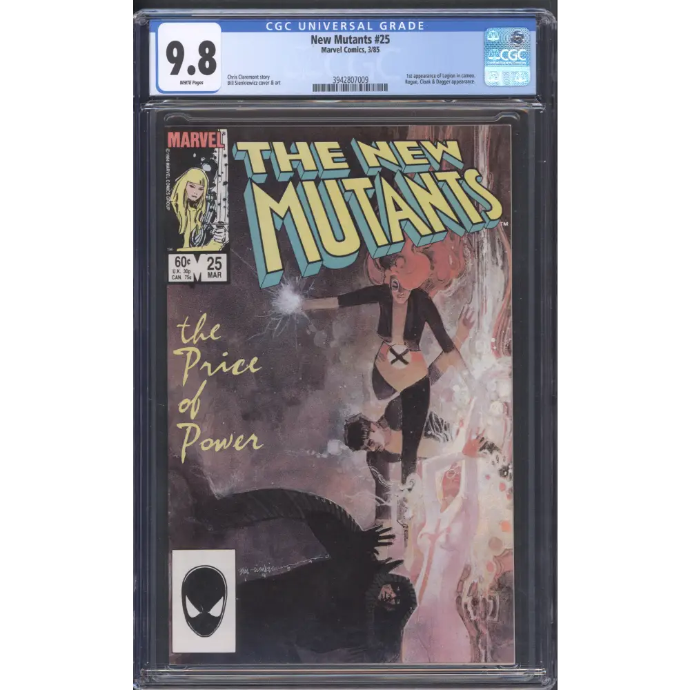 New Mutants #25 / CGC 9.8 / 1st Legion Cameo
