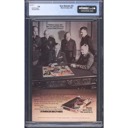 New Mutants #25 / CGC 9.8 / 1st Legion Cameo
