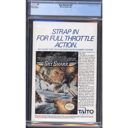 New Mutants #87 / CGC 9.8 / First Cable / White Pages