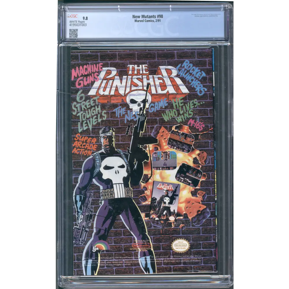 New Mutants #98 / CGC 9.8 / 1st Deadpool / White Pages / Direct Edition