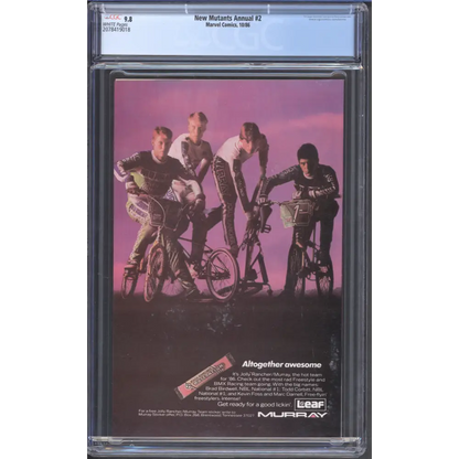 New Mutants Annual #2 / CGC 9.8 / 1st US Appearance of Psylocke / White Pages