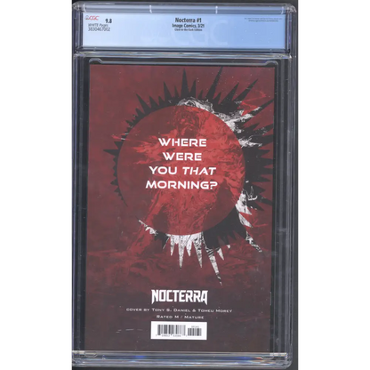 Nocterra #1 / CGC 9.8 / Glow in the Dark Edition