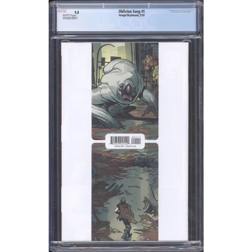Oblivion Song #1 / CGC 9.8 / Robert Kirkman / 1st Print