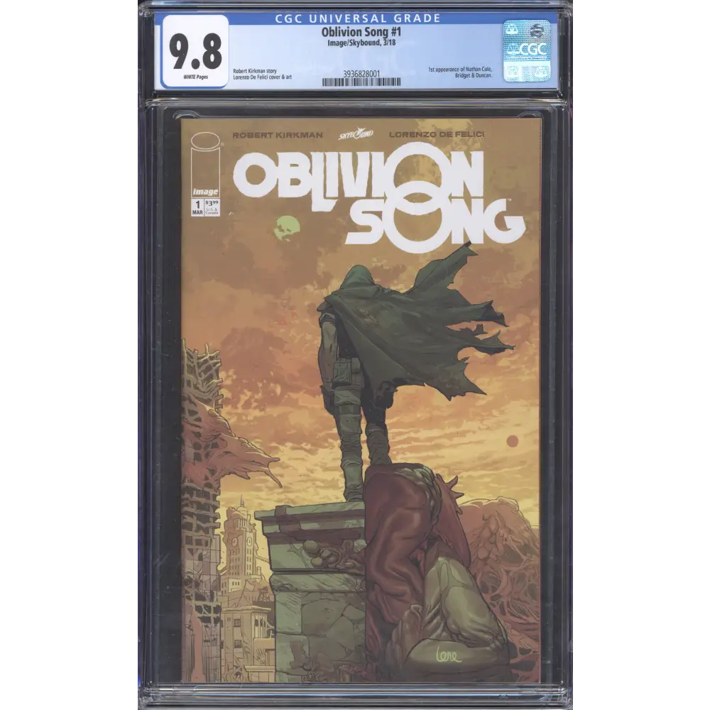 Oblivion Song #1 / CGC 9.8 / Robert Kirkman / 1st Print