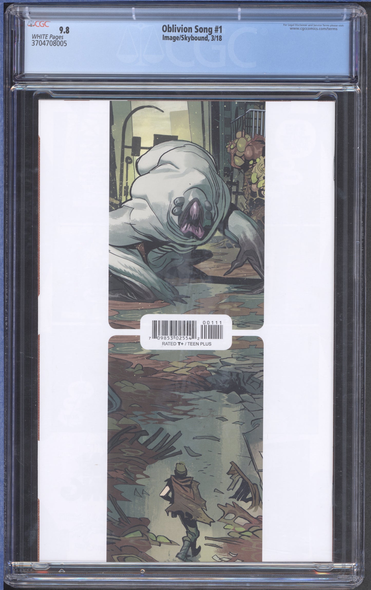 Oblivion Song #1 / CGC 9.8 / Robert Kirkman / 1st Print