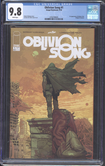 Oblivion Song #1 / CGC 9.8 / Robert Kirkman / 1st Print