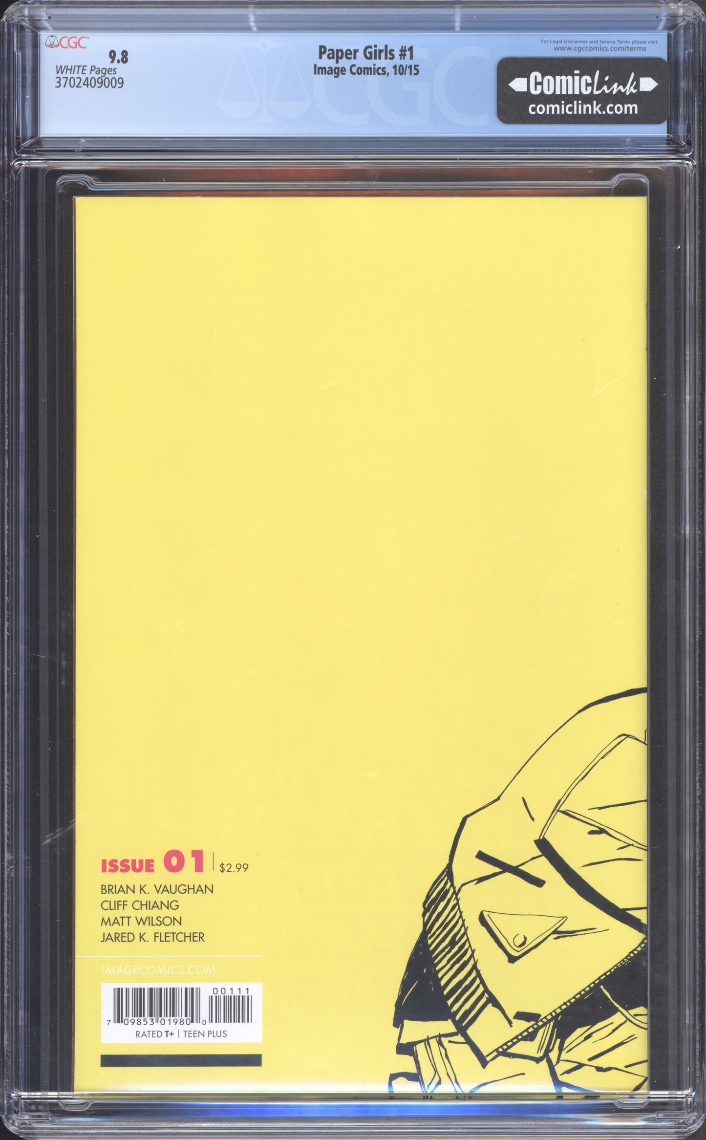 Paper Girls #1 / Brian K. Vaughn Story / 1st App