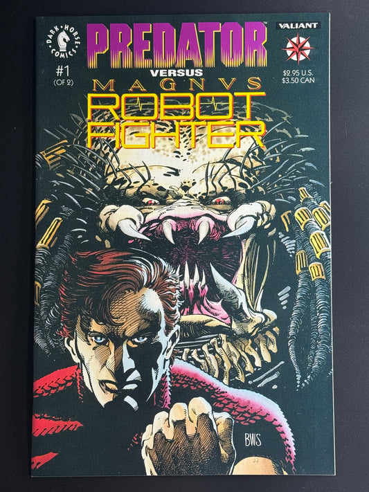Predator vs Magnus Robot Fighter #1 / Near Mint- / Dark Horse Comics / 1992 - Front Cover