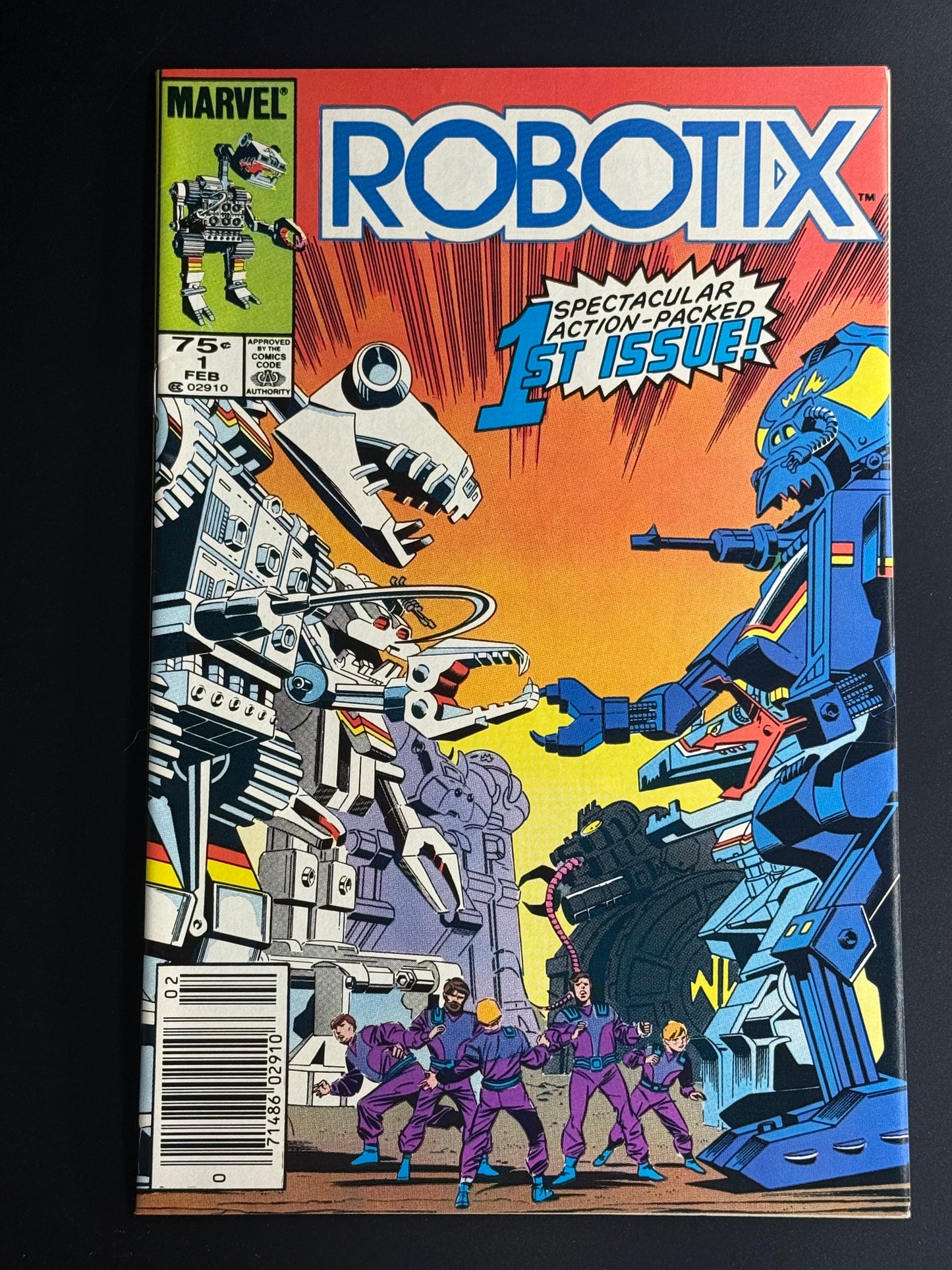 Robotix #1 / Near Mint- / Marvel / 1986 - Front Cover
