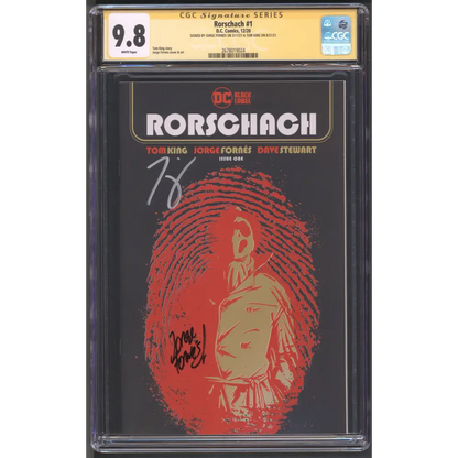 Rorscharch #1 / CGC 9.8 / Signature Series: Tom King and Jorge Fuentes