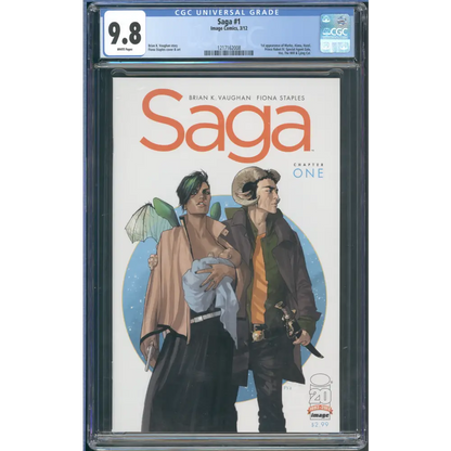 Saga #1 / CGC 9.8 / White Pages