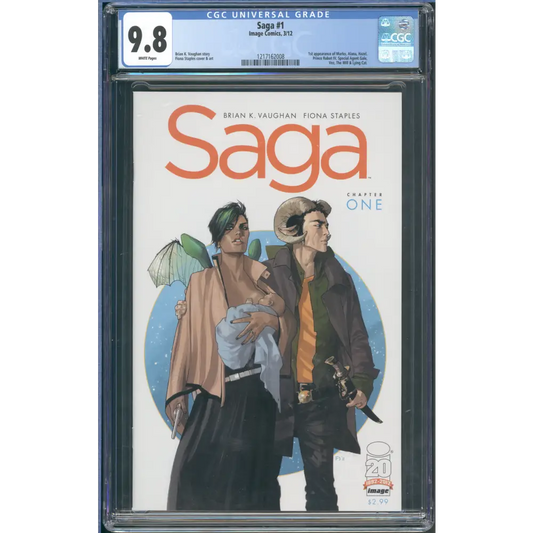 Saga #1 / CGC 9.8 / White Pages