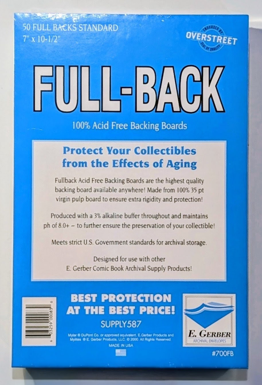 MyLites 2 & Full Back Backing Boards for Modern Comics