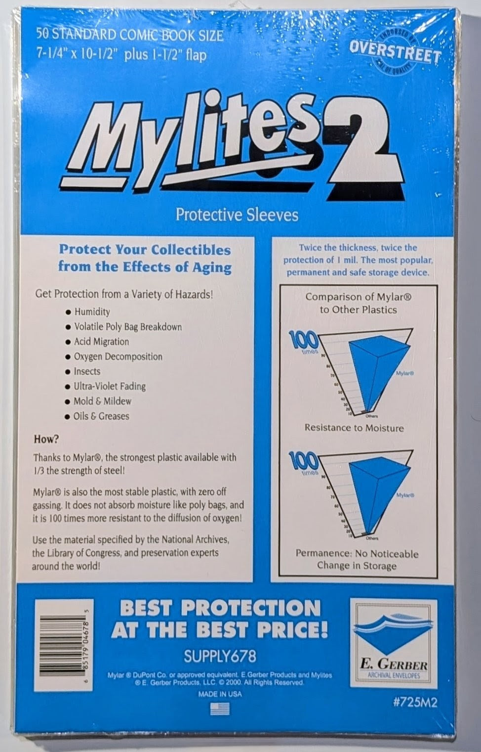 MyLites 2 & Full Back Backing Boards for Modern Comics