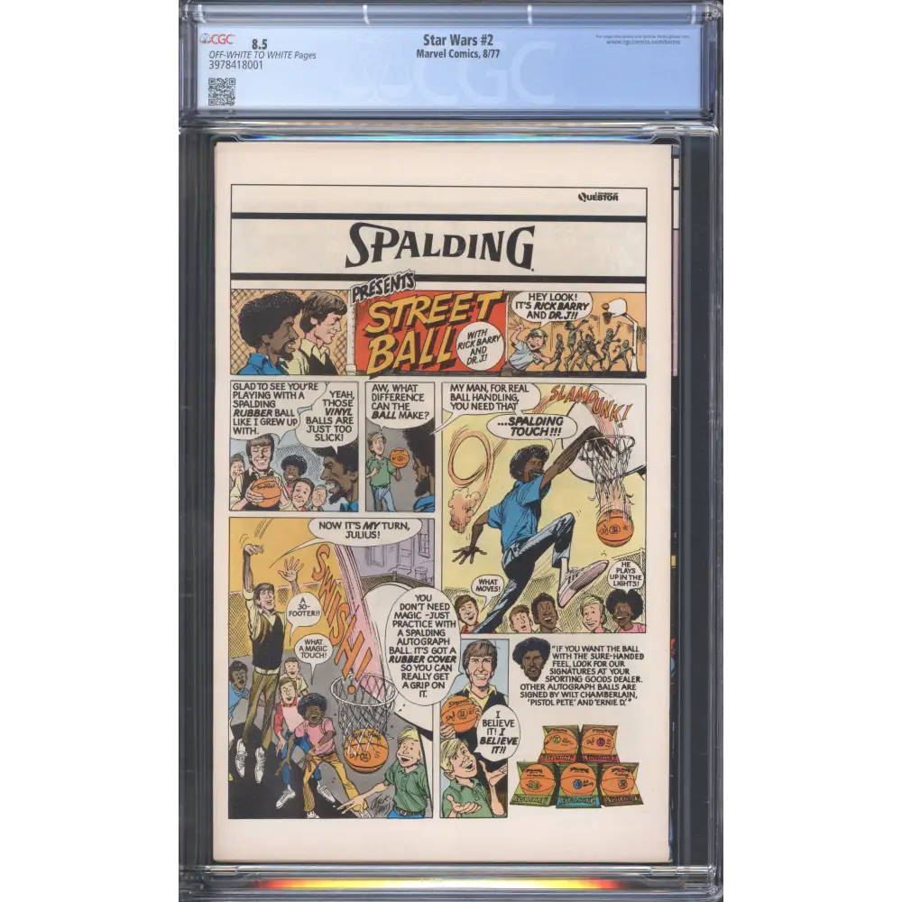 Star Wars #2 / CGC 8.5