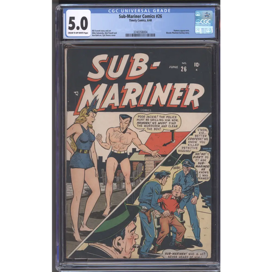 Sub-Mariner #26 / CGC 5.0 / Alex Schomburg Art
