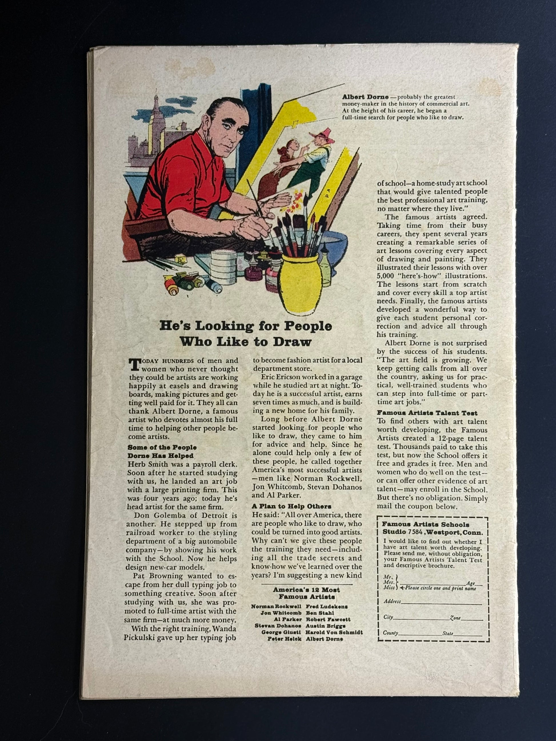 Tales of Suspense #68 / Very Good+ / Marvel Comics / 1965 - Back Cover