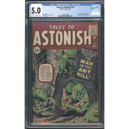 Tales to Astonish #27 / CGC 5.0 / 1st Appearance of the Ant-Man