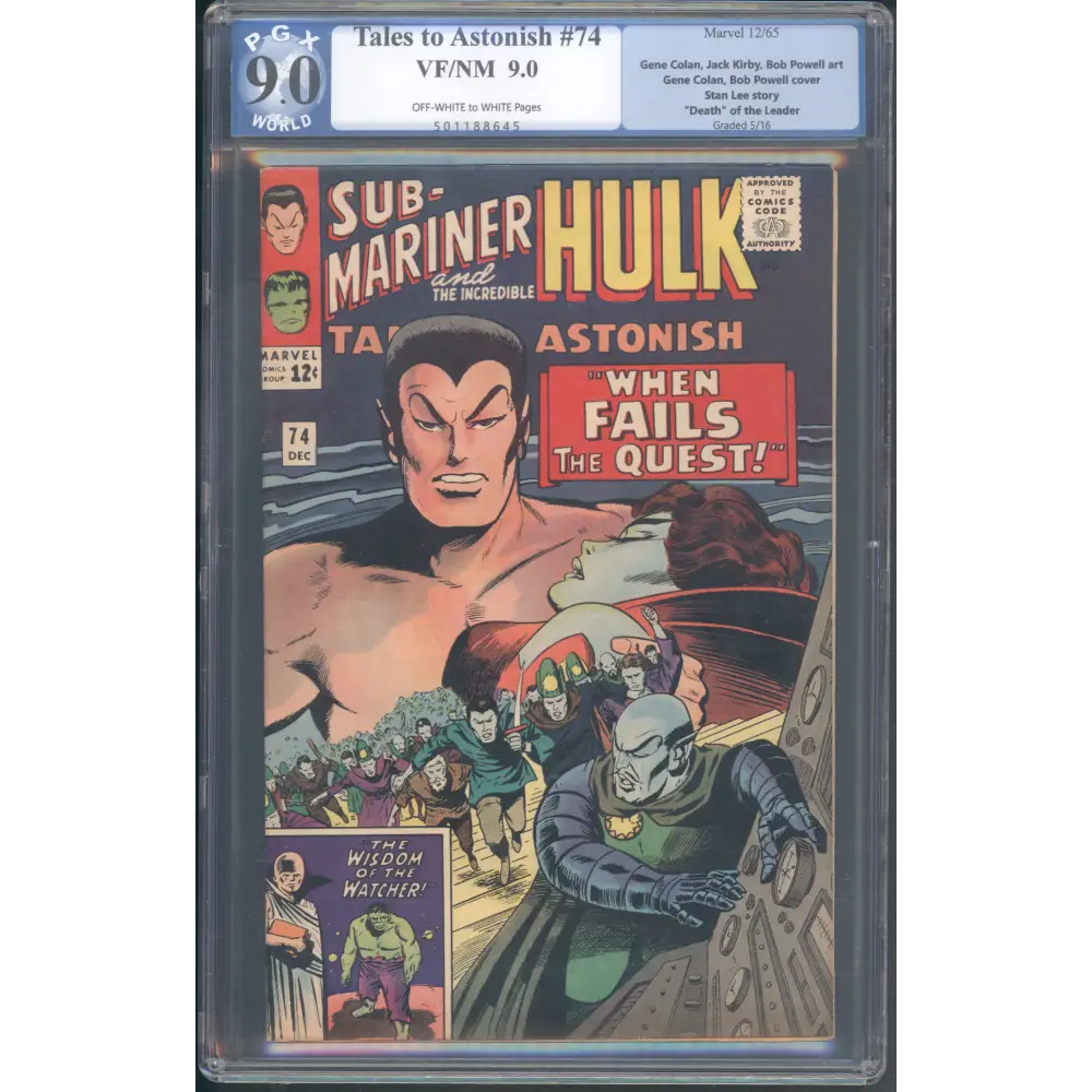 Tales to Astonish #74 PGX 9.0
